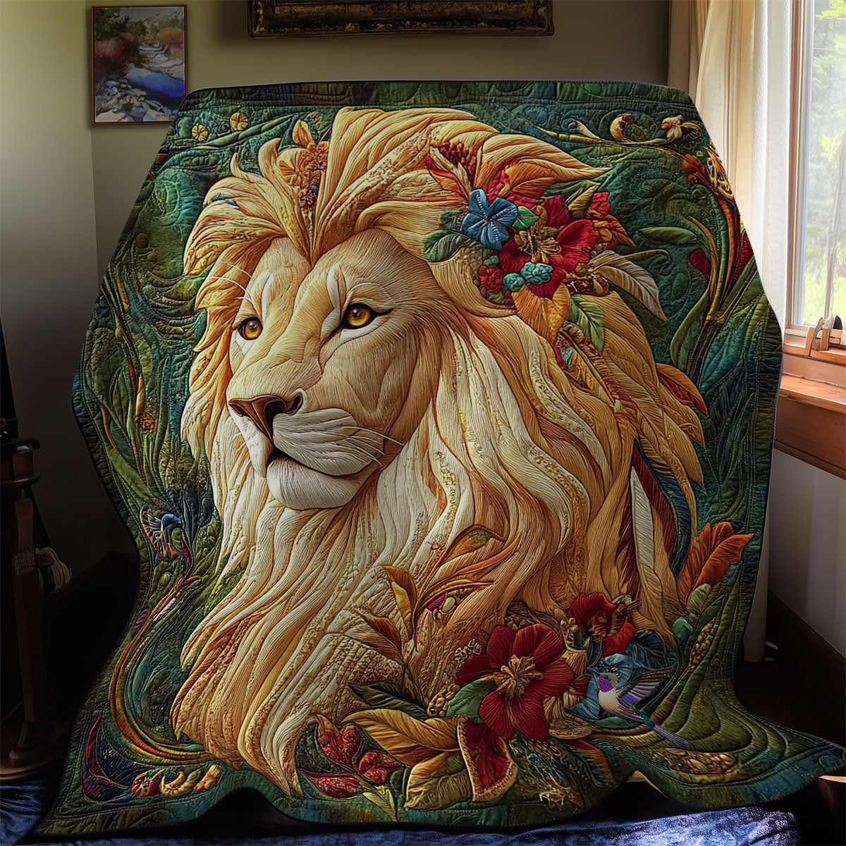 Lion WY0912018CL Quilt