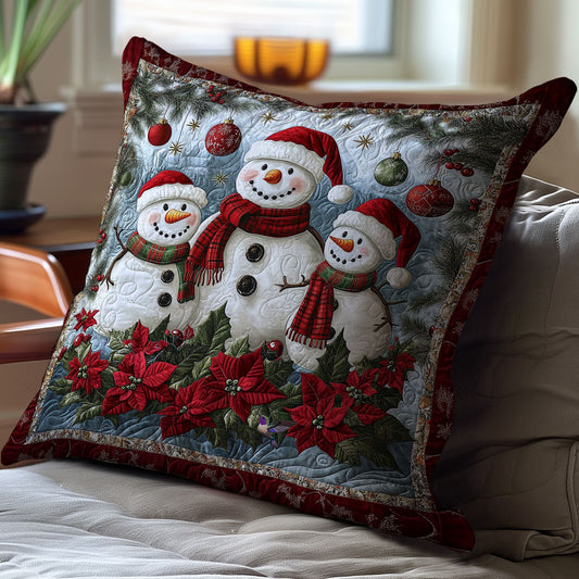 Santa Snowman Family WY2911061CL Quilt Pillow Case