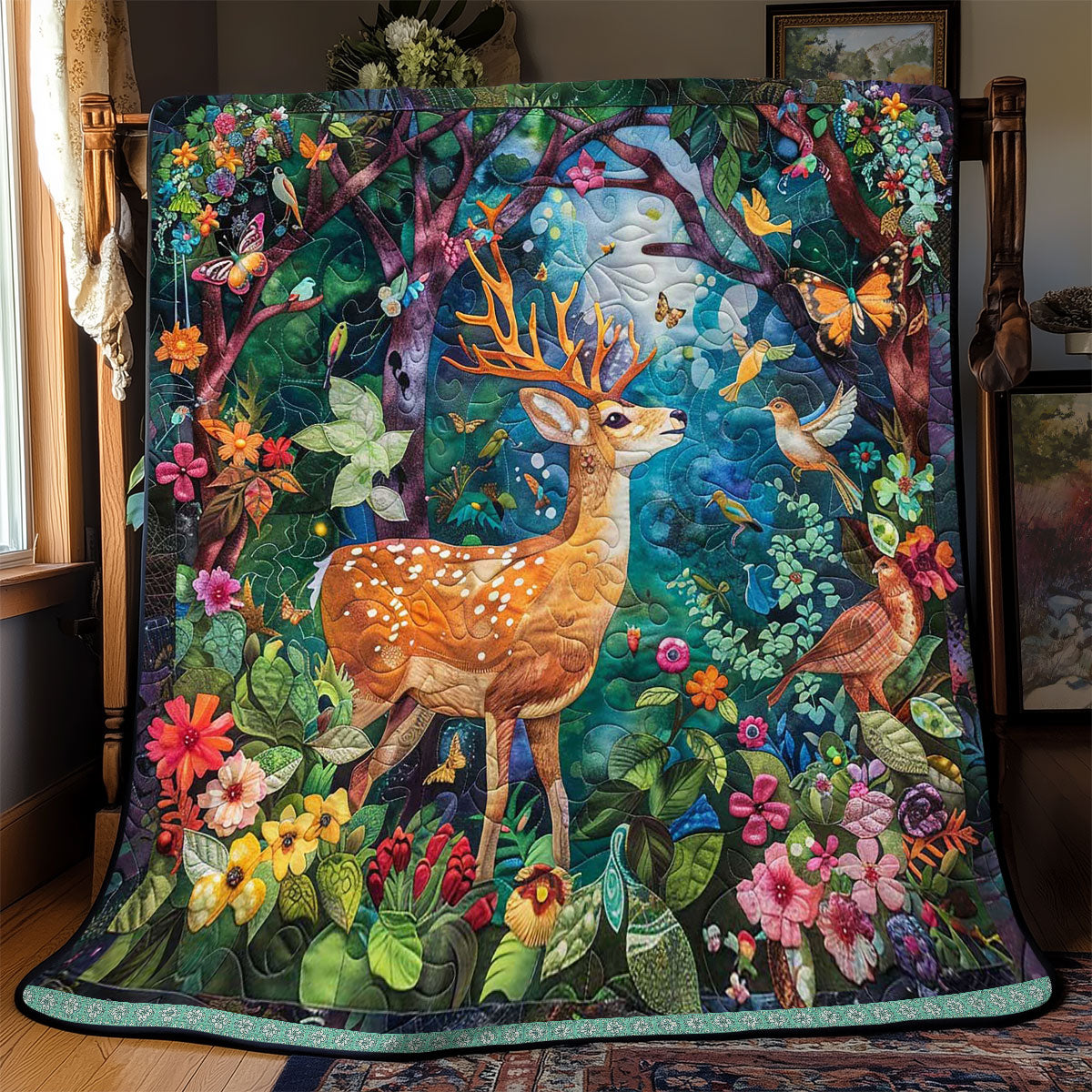 Dreamy Deer WJ1309004CL Quilt