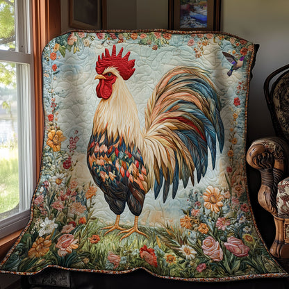 Garden Chicken WY1911072CL Quilt