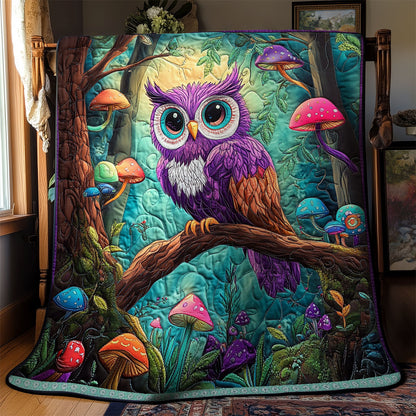 Purple Owl WX1511036CL Quilt