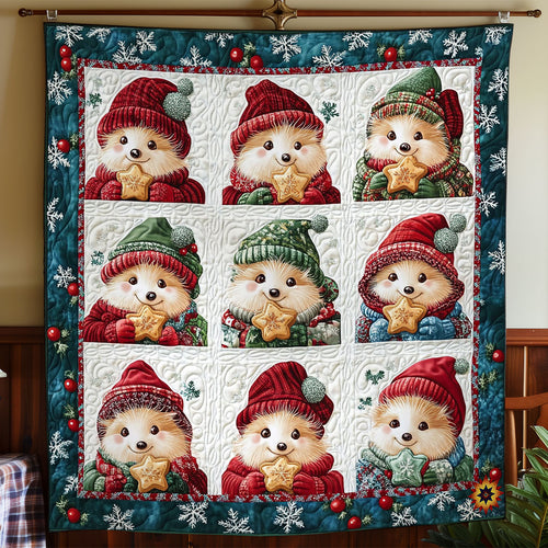 Winter Of Hedgehog WY2711033CL Quilt