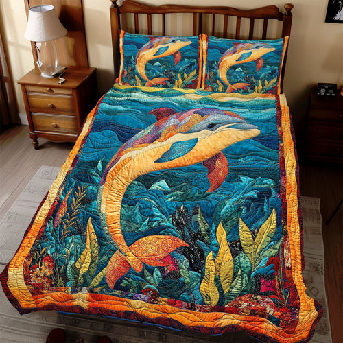 Dolphin Orange WX2511066CL Duvet Cover Set