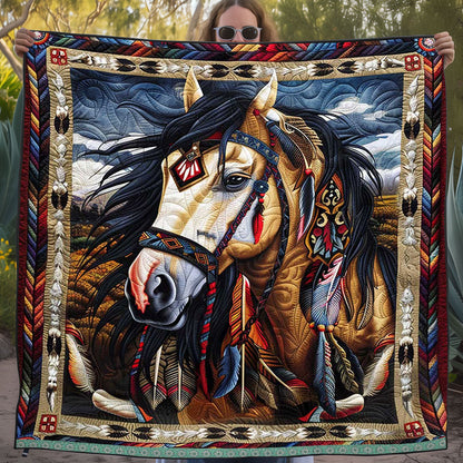 Horse Native American WJ2309012CL Quilt