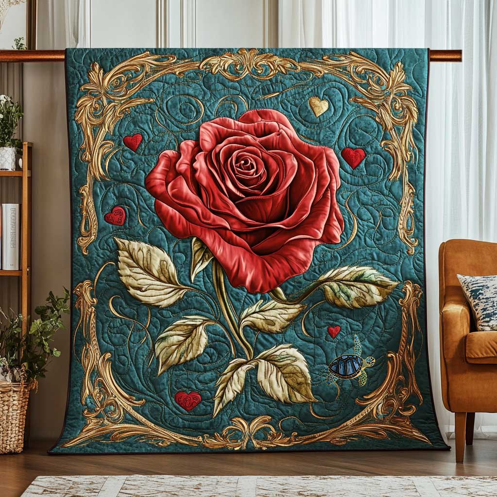 Beast's Magic Roses WP1012003CL Quilt