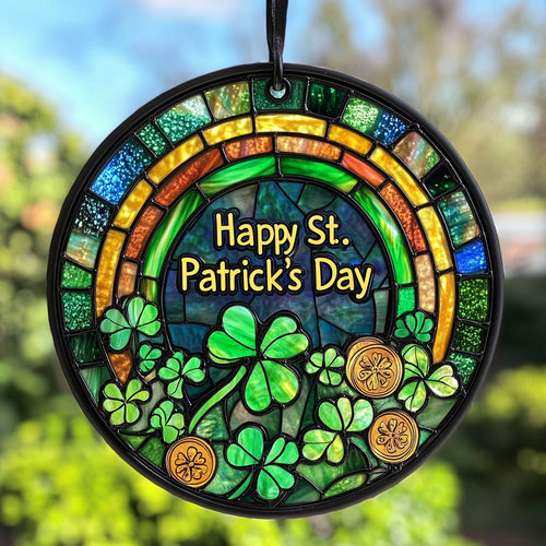 St Patrick Day WY2301096CL Suncatcher