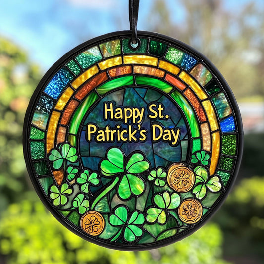St Patrick Day WY2301096CL Suncatcher