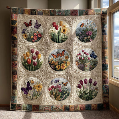 Butterfly Blossom Radiance CW1108061CL Quilt