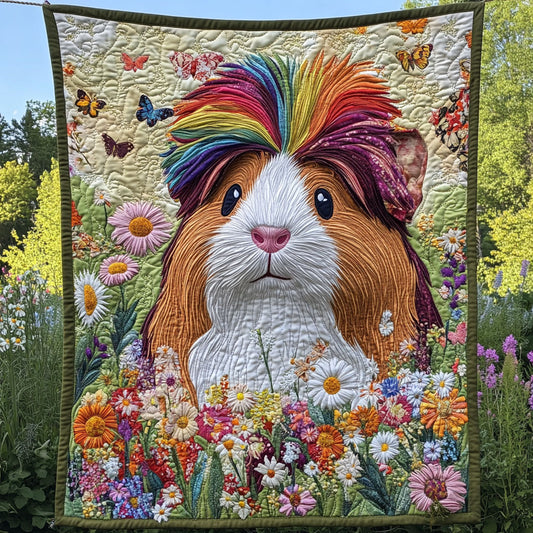Guinea Pig Rainbow WT1901009CL Quilt