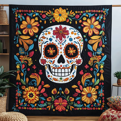 Skull Flower WX0811031CL Quilt