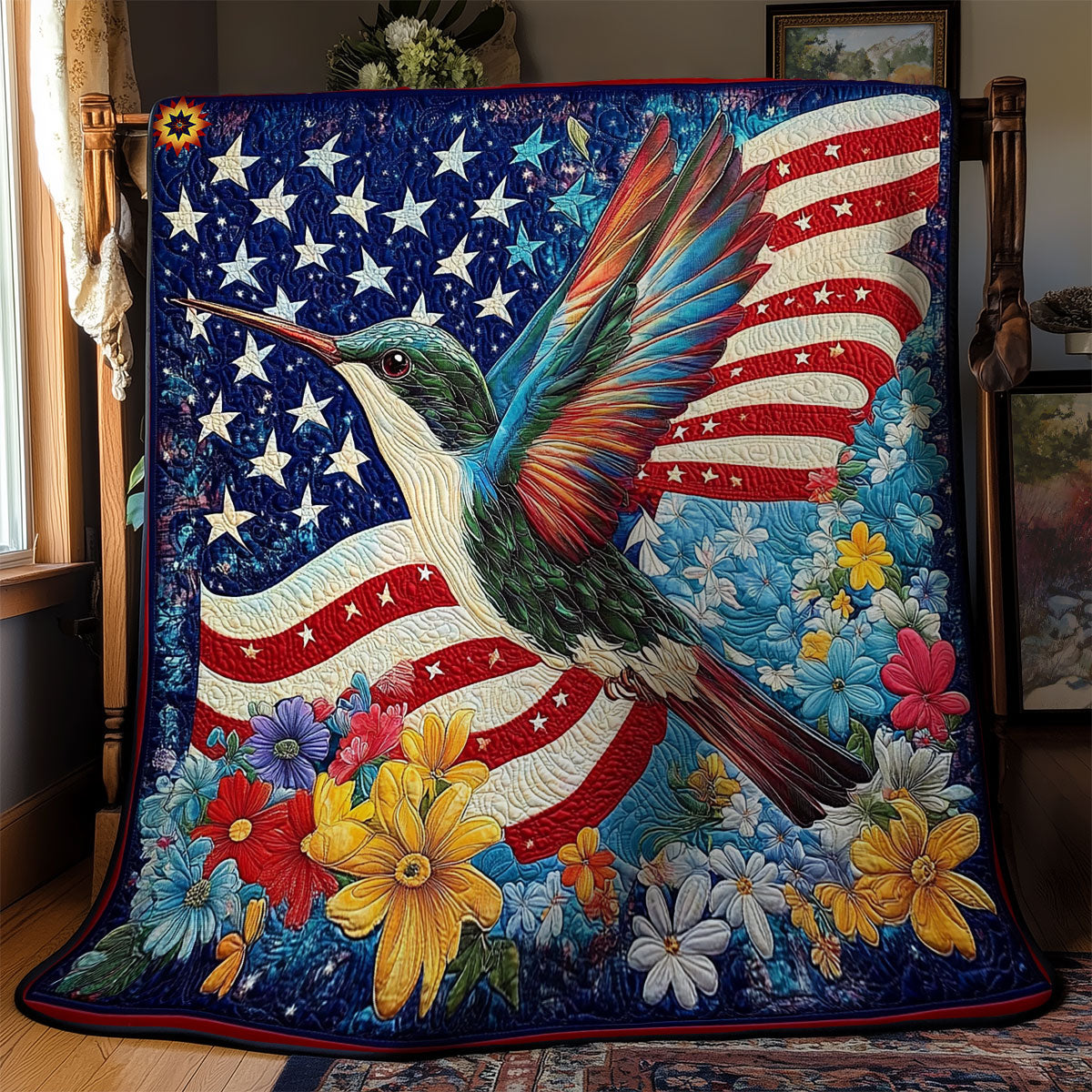 America Hummingbird WY2111030CL Quilt