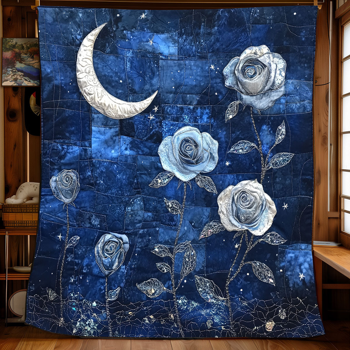Moonlit Rose XB2003001CL Quilt