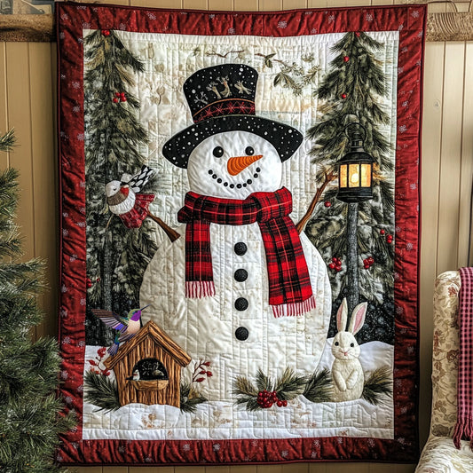 Snowman Happy WX2610018CL Quilt