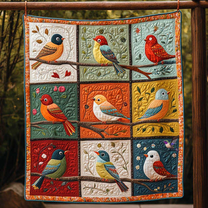 Colorful Bird WJ0710015CL Quilt