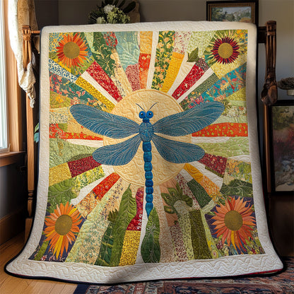Dragonfly In Colorful Ray WY2702061CL Quilt