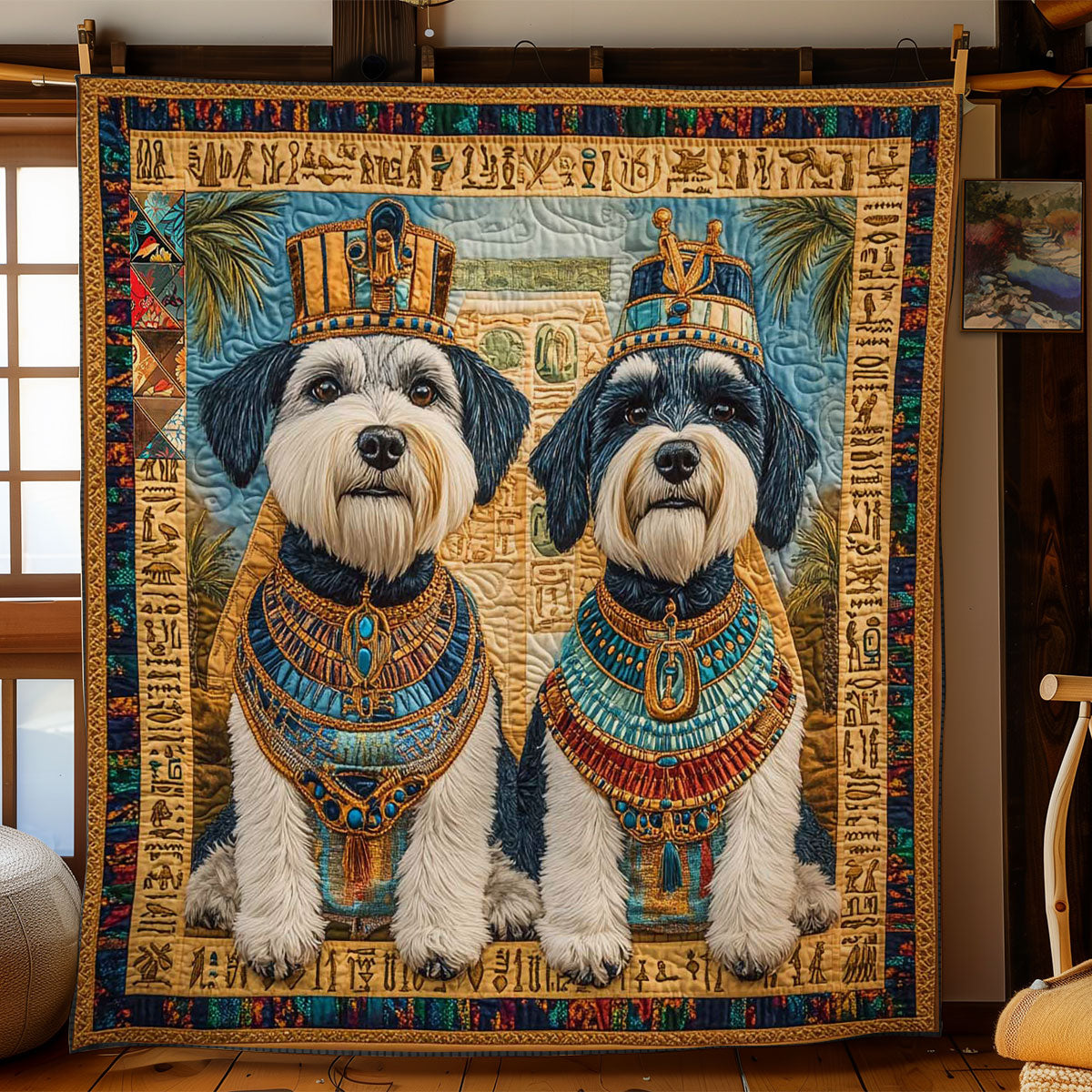 Egyptian Schnauzer WN1511015CL Quilt