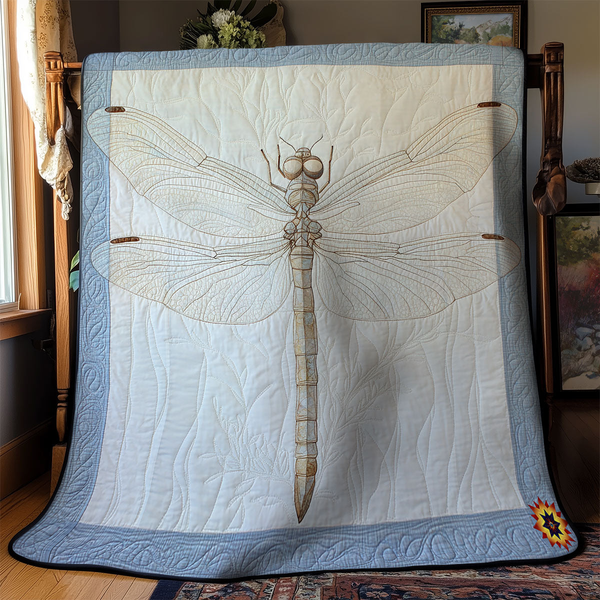 White Dragonfly WY1911087CL Quilt