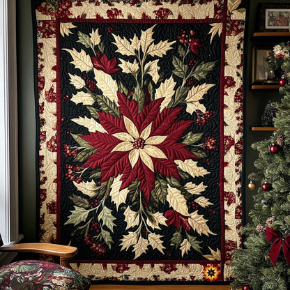 Poinsettia WX0811027CL Quilt