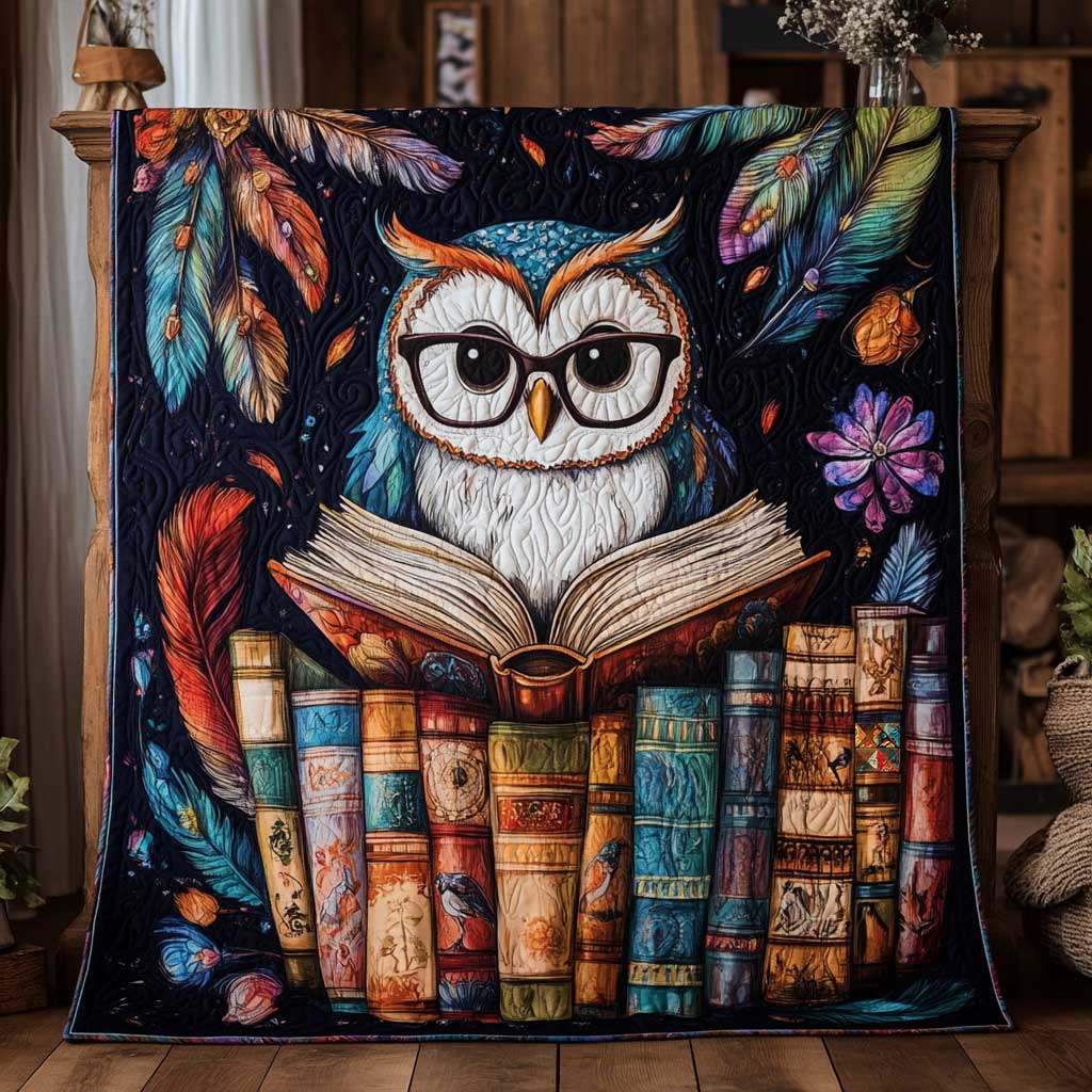 Study Owl WJ0310018CL Quilt