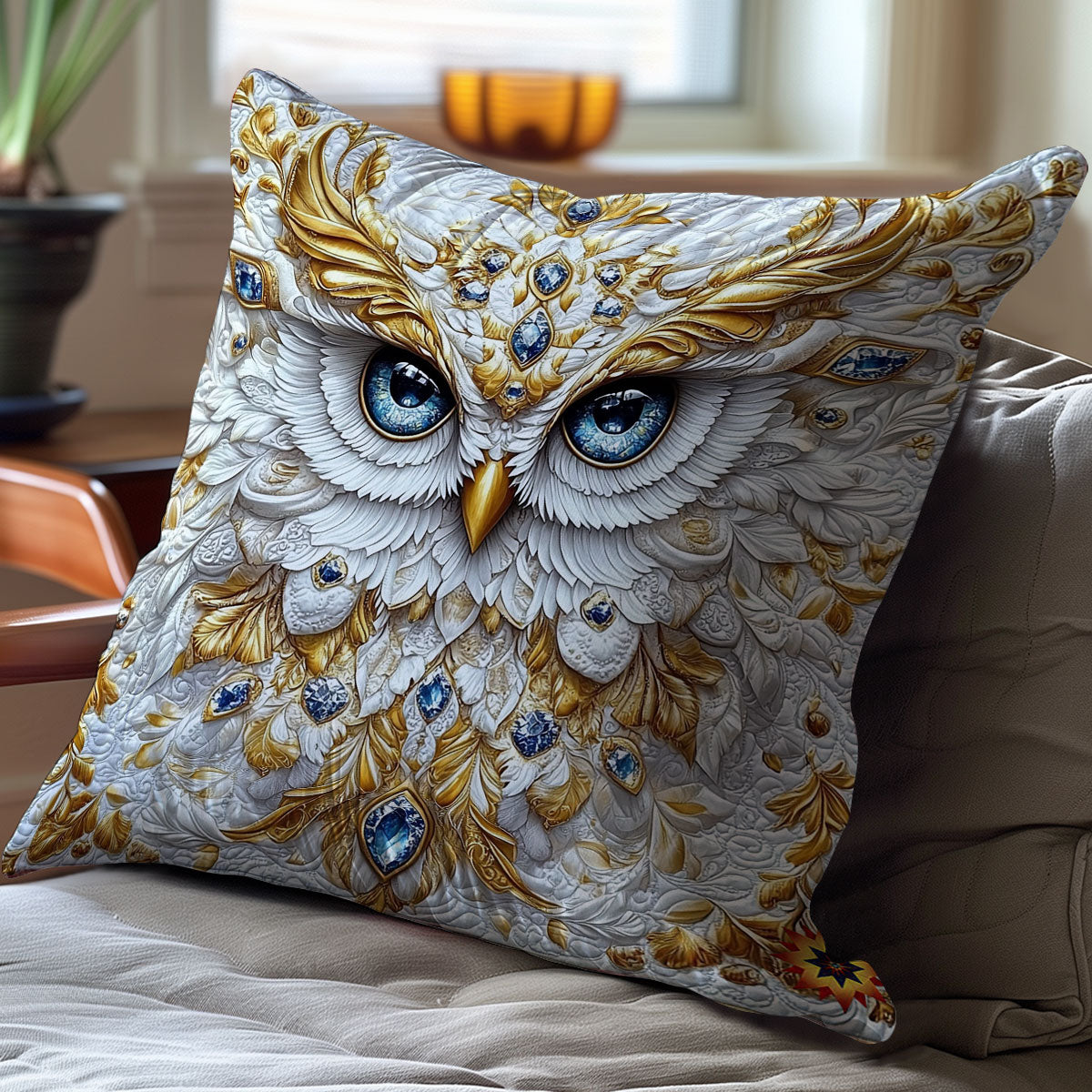 Owl WY2611044CL Quilt Pillow Case