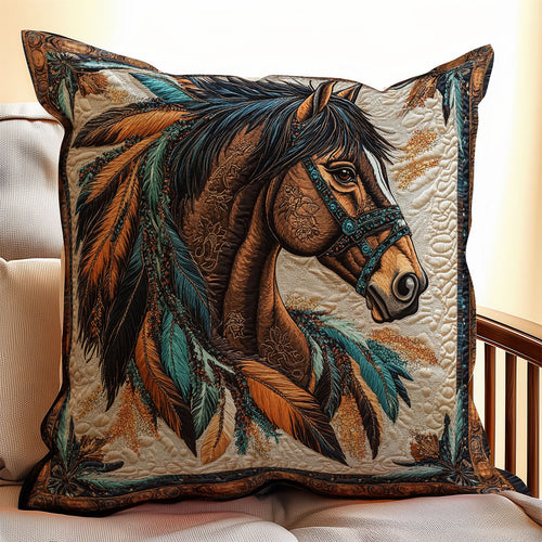 Sacred Horse Spirit WX2512144CL Quilt Pillow Case