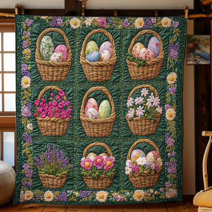 Easter Bloom Baskets WN1501009CL Quilt