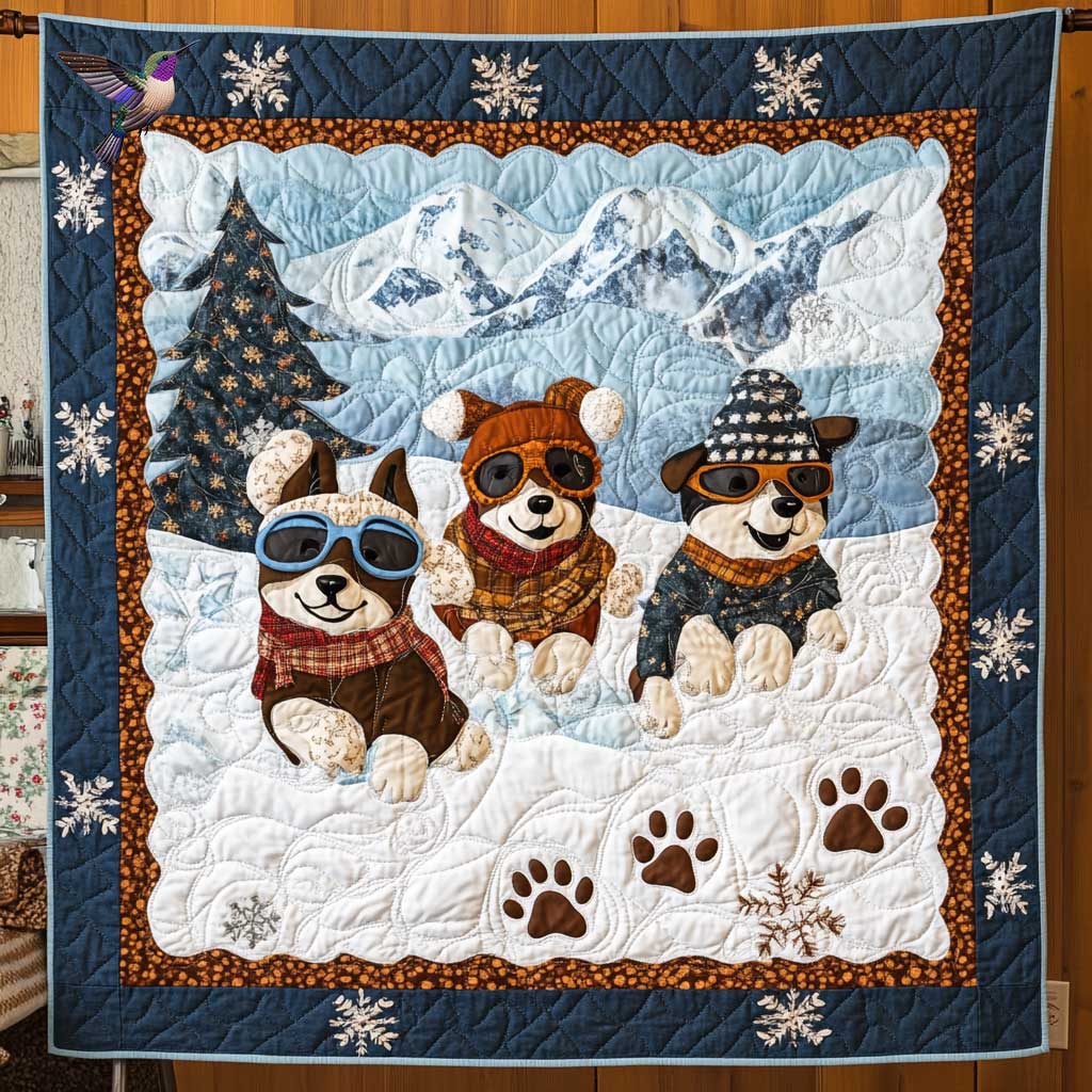 Snowy Dog WN2111075CL Quilt
