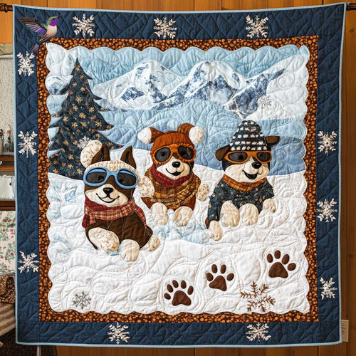 Snowy Dog WN2111075CL Quilt