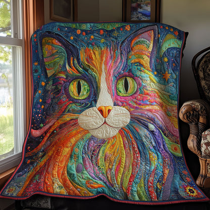 Colourful Cat WY3010012CL Quilt