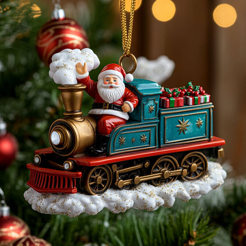 Train Santa CW2311053CL Christmas Ornament