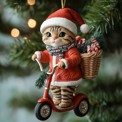 Santa Kitty CP2411047CL Christmas Ornament