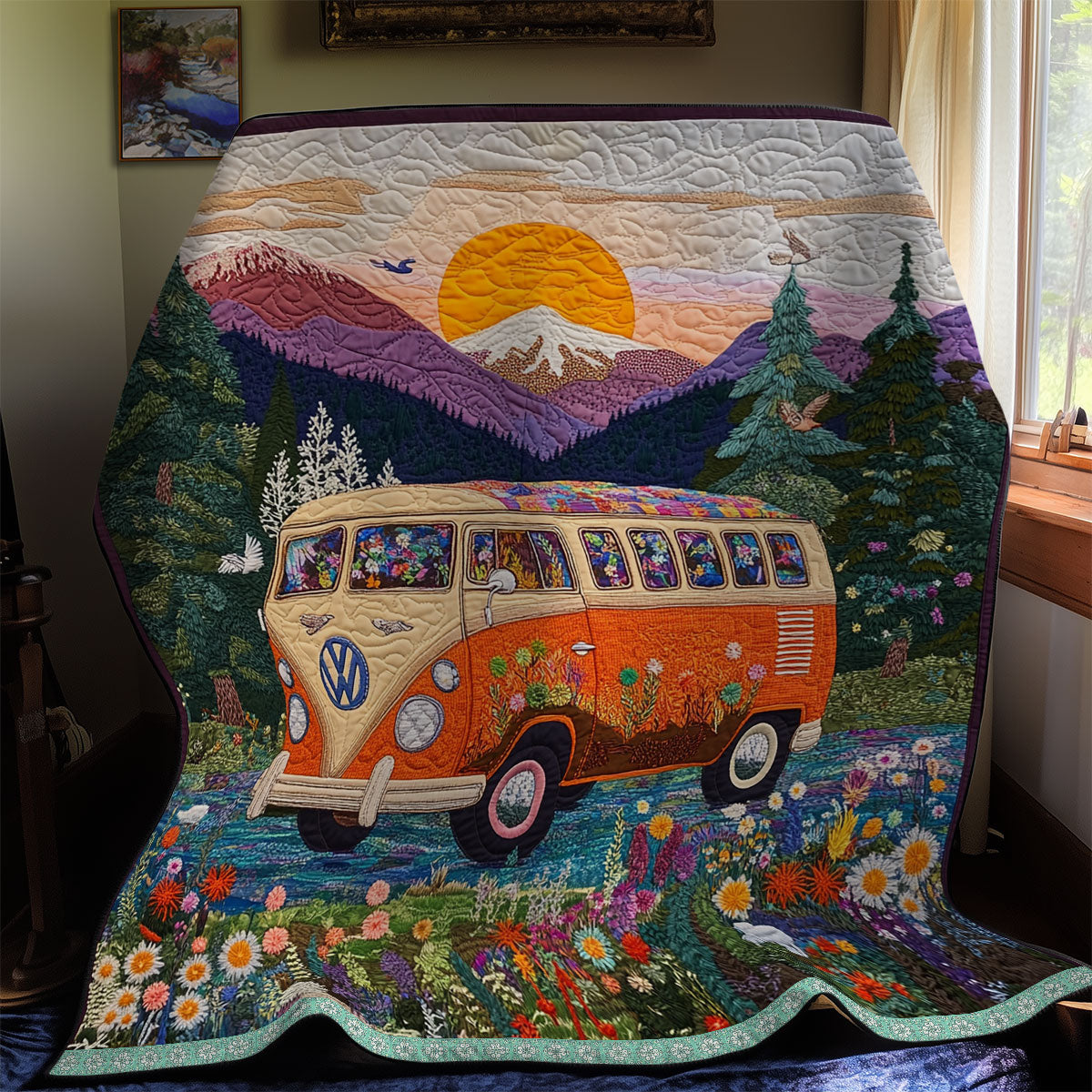 Vibrant Van WX1511047CL Quilt