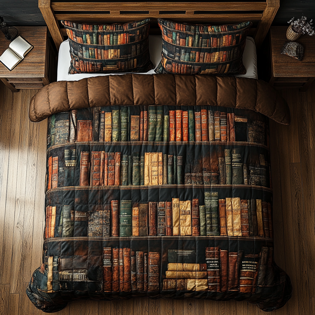 Bookshelf WY0801096CL Duvet Cover Set