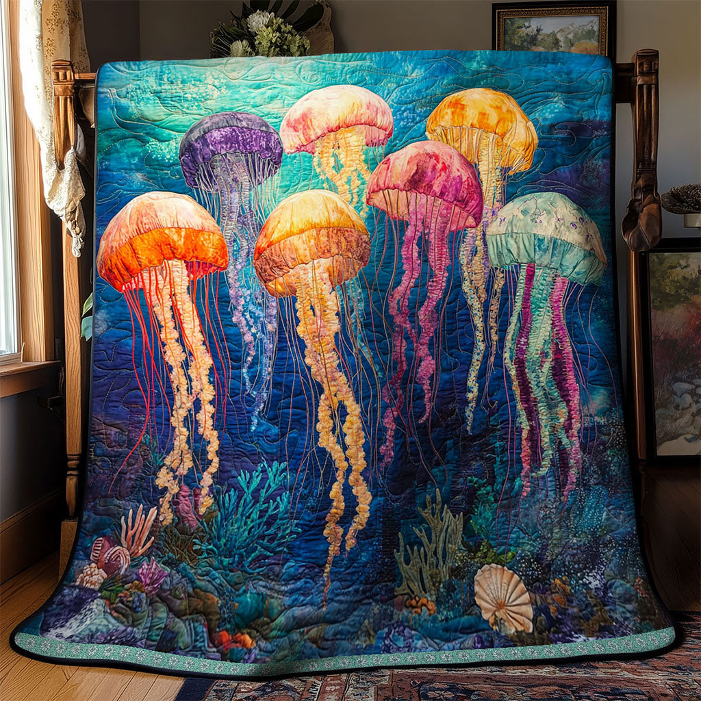 Jellyfish Sea WT0702002CL Quilt