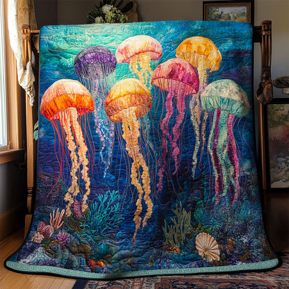 Jellyfish Sea WT0702002CL Quilt