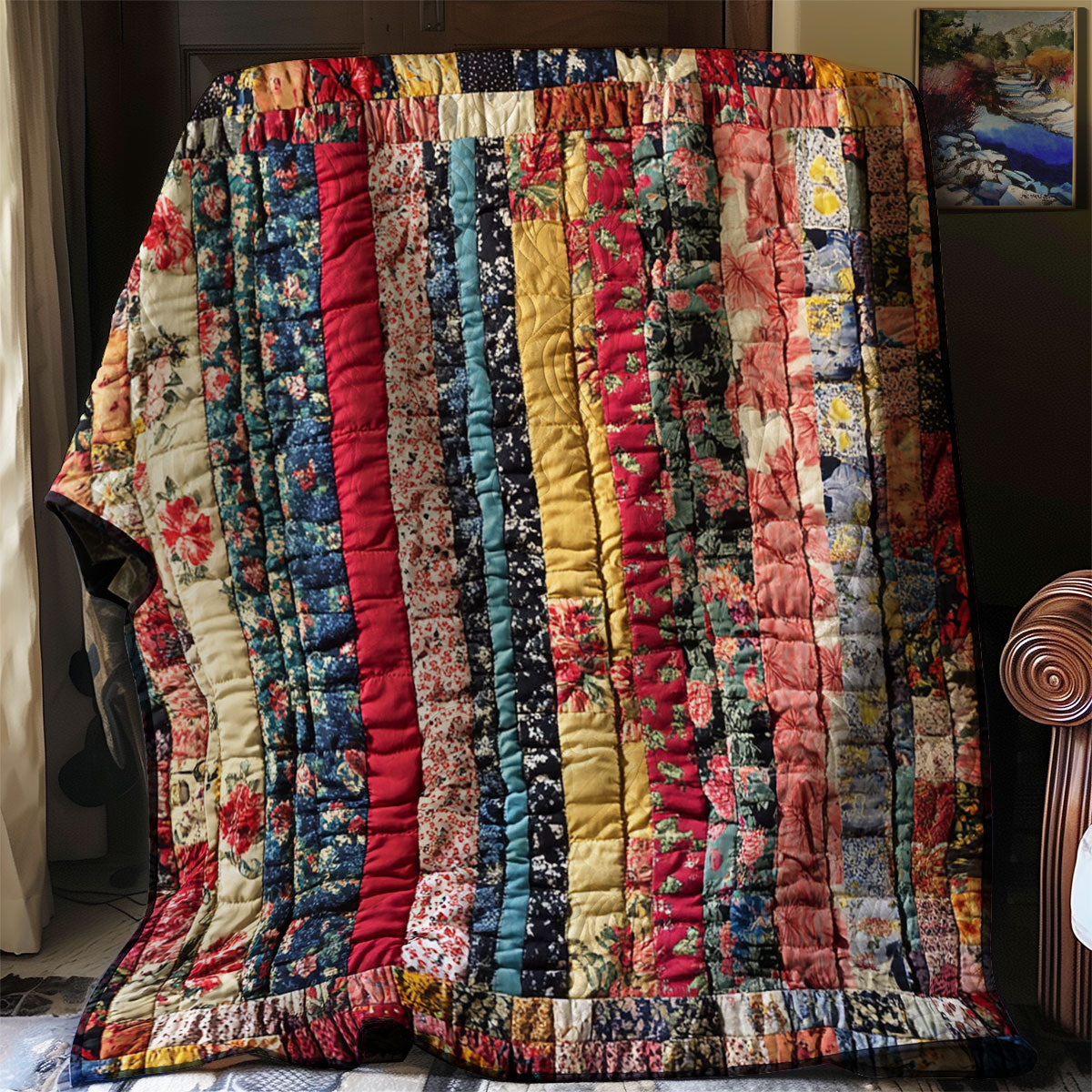 Blooming Patchwork WJ2712003CL Quilt