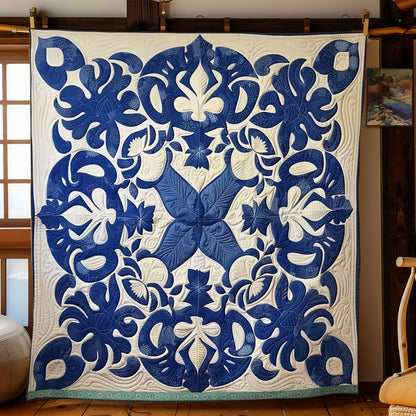 Hawaiian Symmetric Leaves WN1209089CL Quilt