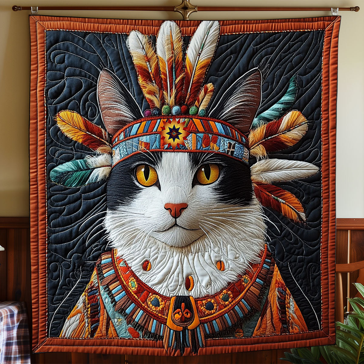 Leather Cat WY2911022CL Quilt