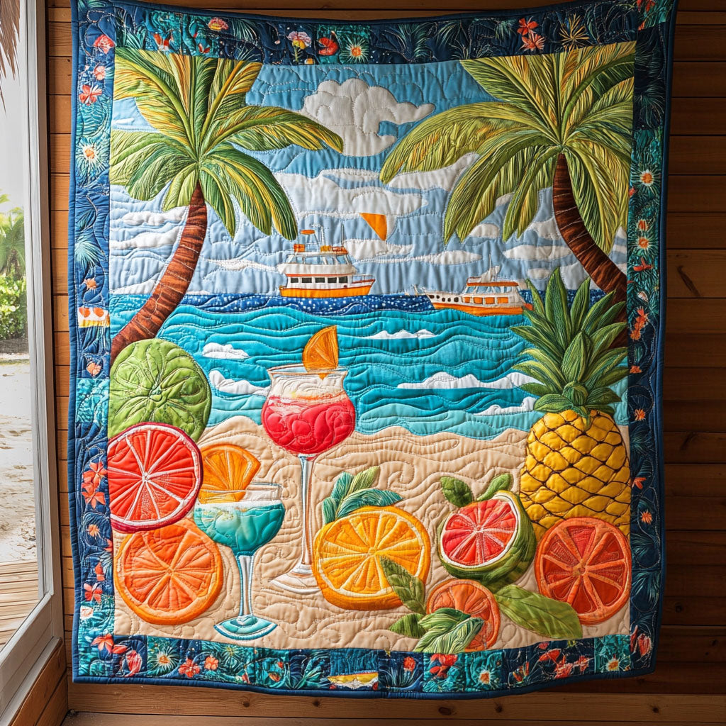 Island Sips CP1905025CL Quilt