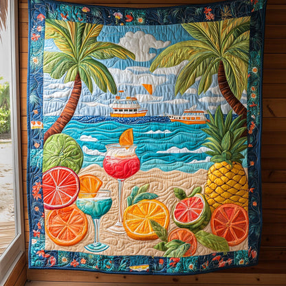 Island Sips CP1905025CL Quilt
