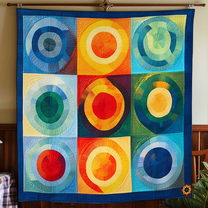 Colorful Circle Abstract WY1311015CL Quilt