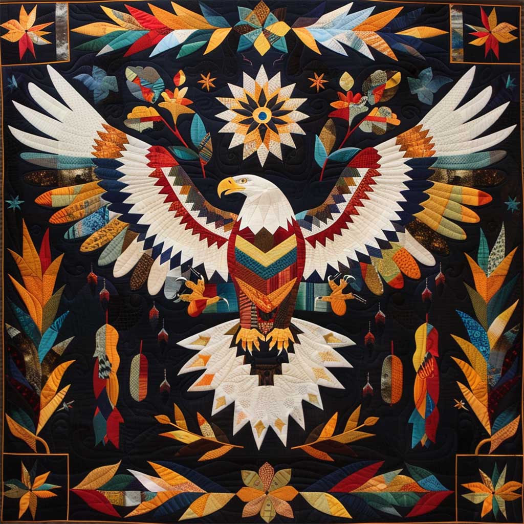 Eagle Native American WJ0407022CL Quilt