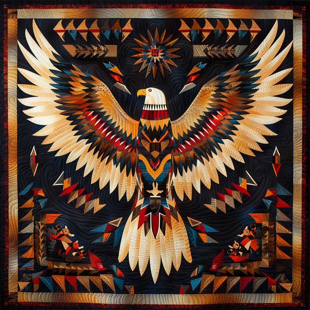 Eagle Native American WJ1007024CL Quilt