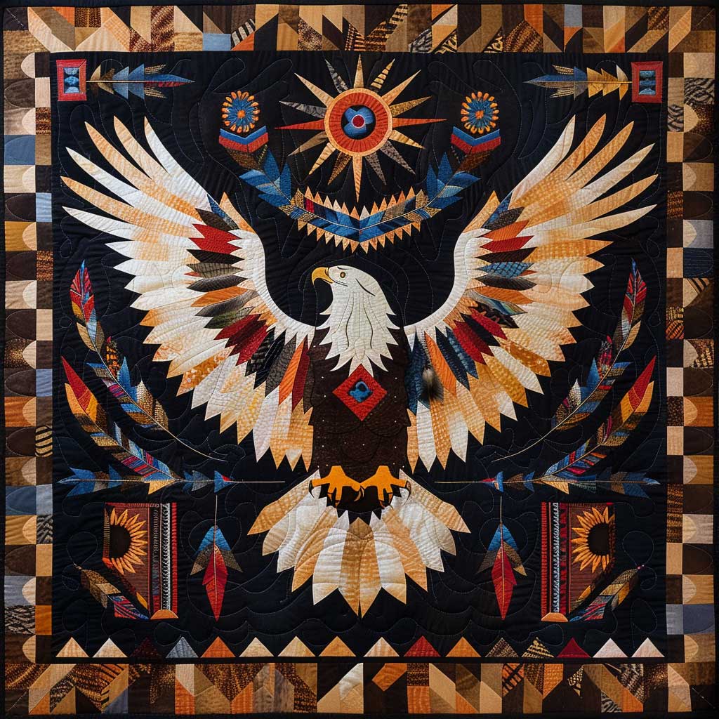 Eagle Native American WJ1707005CL Quilt