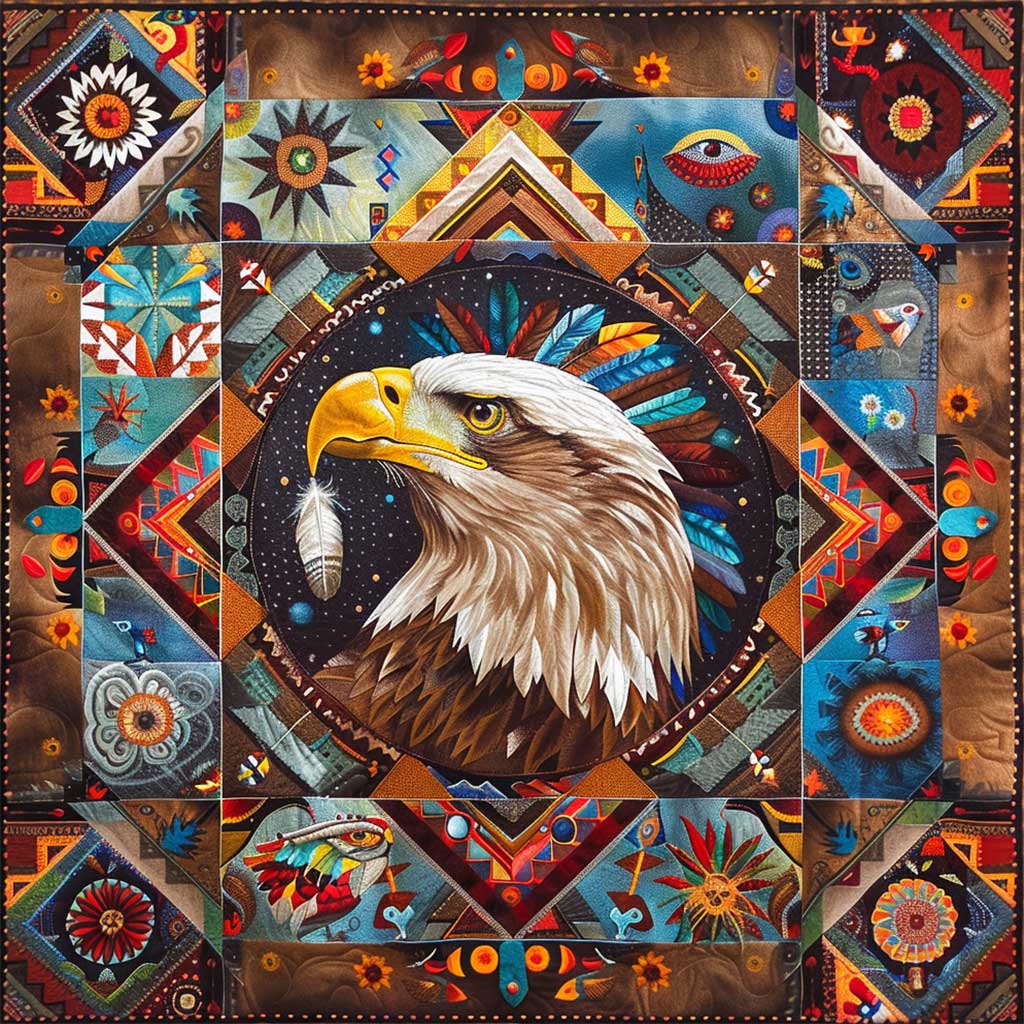 Eagle Native American WJ1807011CL Quilt