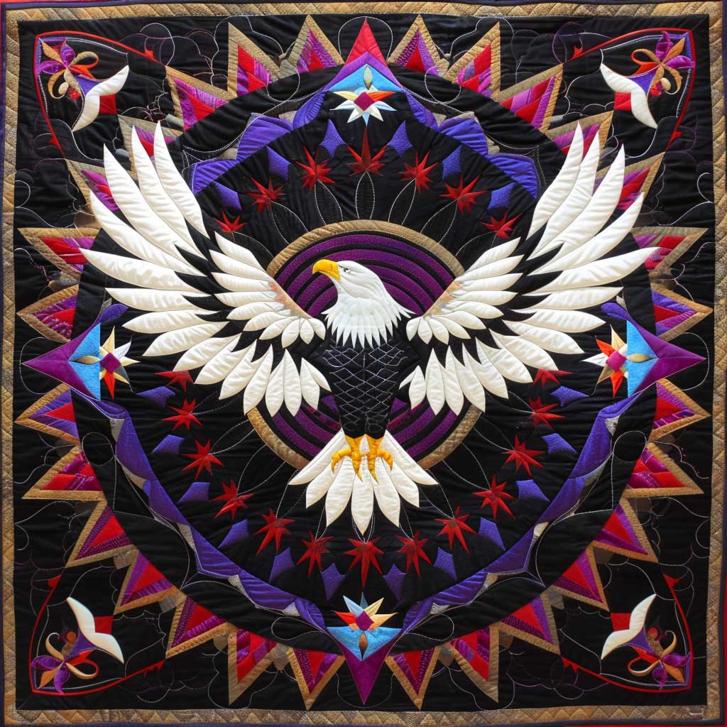 Eagle Native American WJ1907018CL Quilt