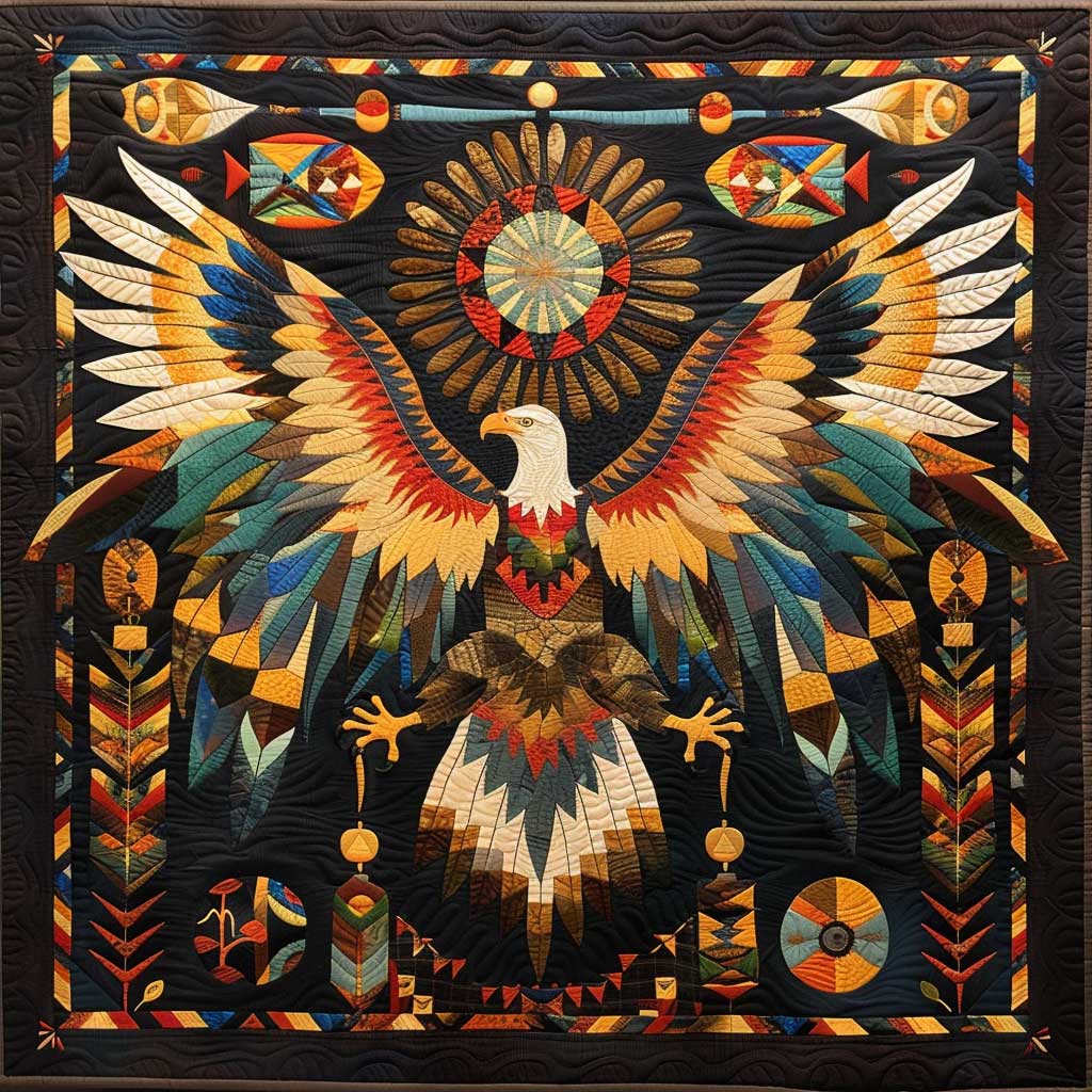 Eagle Native American XR0407002CL Quilt