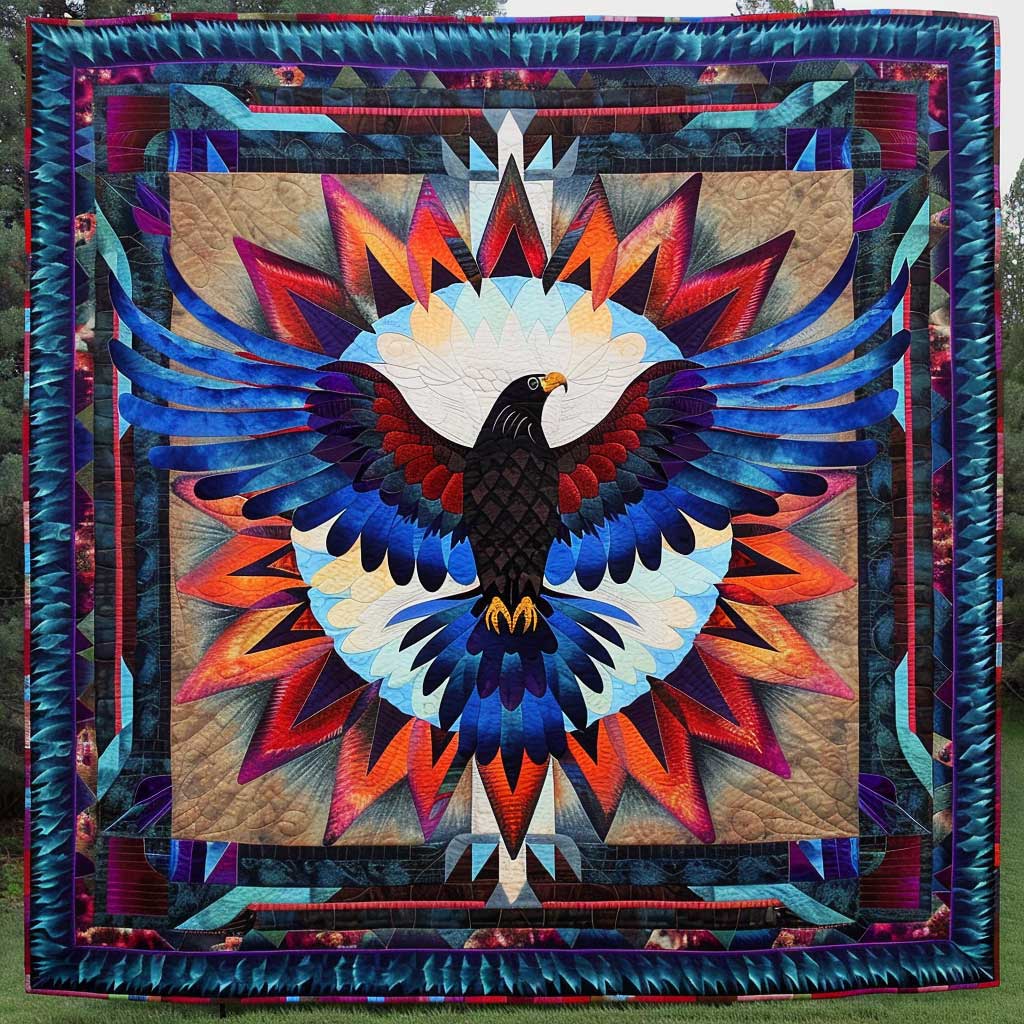 Eagle Native American XR0407008CL Quilt