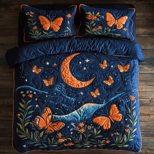 Butterfly And Night Sky WG1601017CL Duvet Cover Set
