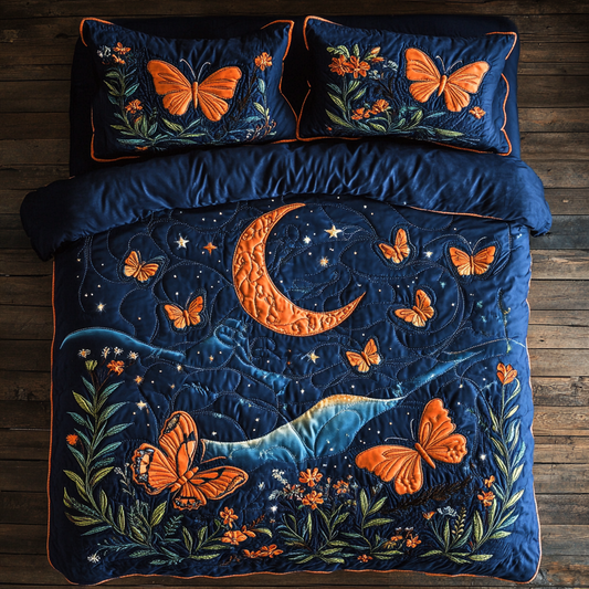 Butterfly And Night Sky WG1601017CL Duvet Cover Set